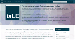 Desktop Screenshot of isle-linguistics.org