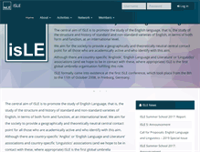 Tablet Screenshot of isle-linguistics.org